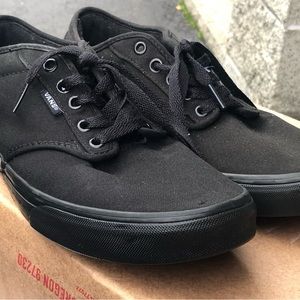 Vans (721356) Men's Black Skateboarding Shoes Sneakers Size 9.5